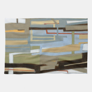 Moderne freie Ausdruck-Malerei vom Normannen Wyatt Küchentuch