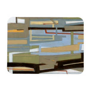 Moderne freie Ausdruck-Malerei vom Normannen Wyatt Magnet