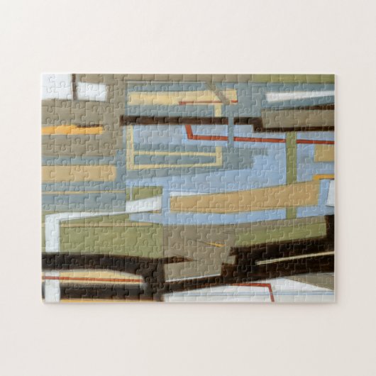 Moderne freie Ausdrucksbilder von Norman Wyatt Puzzle (Horizontal)