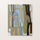 Moderne freie Ausdrucksbilder von Norman Wyatt Puzzle (Vertikal)