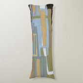 Moderne freie Ausdrucksbilder von Norman Wyatt Seitenschläferkissen (Vorderseite Vertikal)