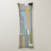 Moderne freie Ausdrucksbilder von Norman Wyatt Seitenschläferkissen (Rückseite (Vertikal))