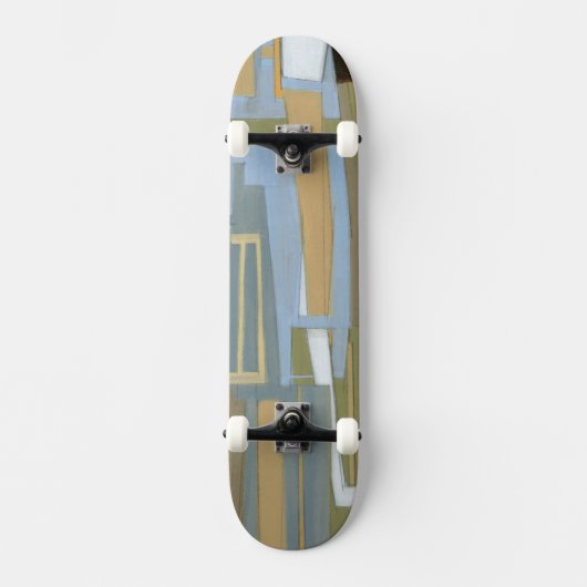 Moderne freie Ausdrucksbilder von Norman Wyatt Skateboard (Vorderseite)