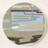 Moderne freie Ausdrucksbilder von Norman Wyatt Untersetzer (Vorne)