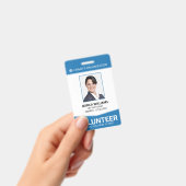 Moderne Freiwilligennummer Ausweis (Handheld)