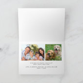 Moderne Freude Foto Weihnachten (Innenseite)