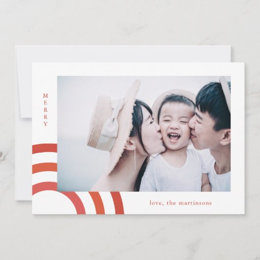 Moderne Freude mit rosa Geo-Foto (Vorderseite)