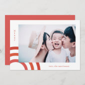 Moderne Freude mit rosa Geo-Foto (Vorne/Hinten)