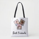 Moderne Freund-Collage-Fotos Einfach Tasche (Vorderseite)