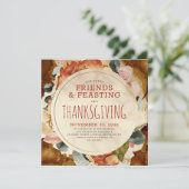 Moderne Freunde fühlen sich freundschaftlich und E Einladung (Stehend Vorderseite)