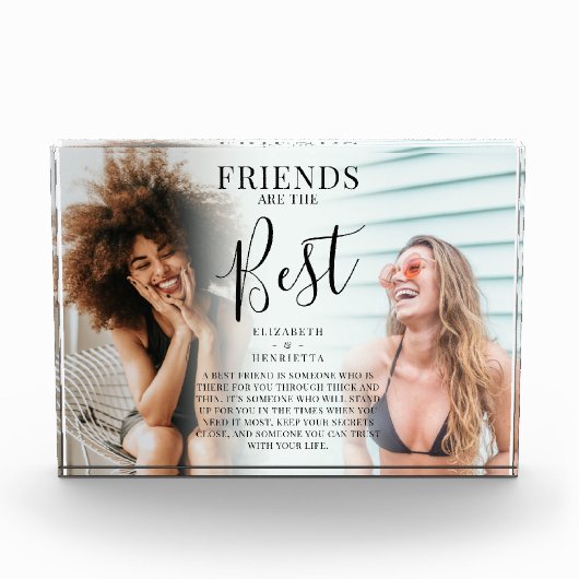 Moderne FREUNDE sind der beste Keepake Fotoblock (Vorderseite)
