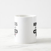 Moderne Freundlichkeit spielt eine Rolle Kaffeetasse (Mittel)