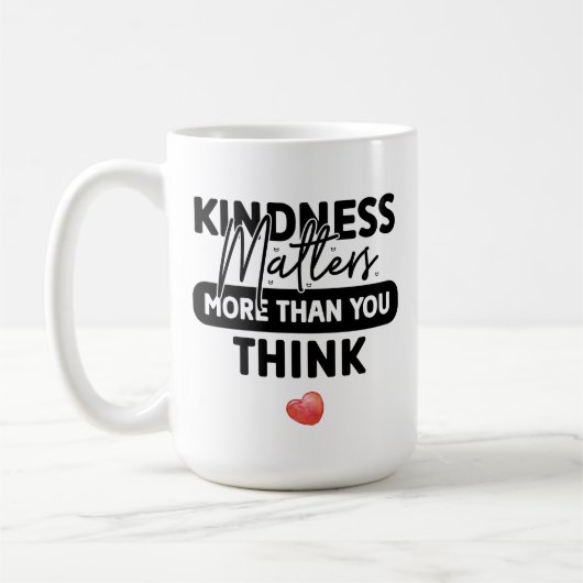 Moderne Freundlichkeit spielt eine Rolle Kaffeetasse (Links)