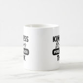 Moderne Freundlichkeit spielt eine Rolle Kaffeetasse (Mittel)