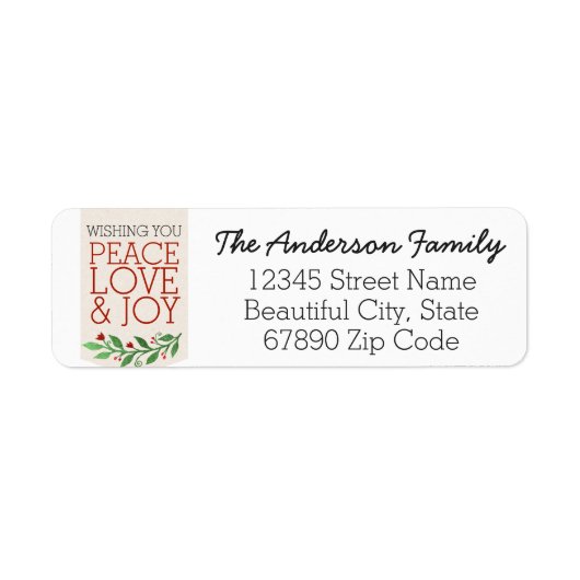 Moderne Friedensfreude Liebe Weihnachtsfeiertag Wr (Vorne)