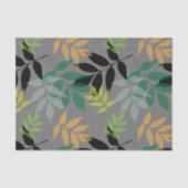 Moderne, frisch überschneidende Blätter auf Mute G Seidenpapier (Vorderseite)