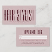 Moderne Friseur-Schrift-Typografie pink rot