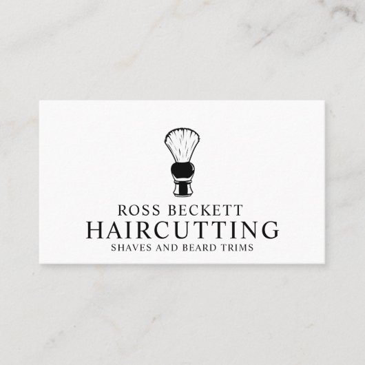 Moderne Friseur-Stylist-Visitenkarte Visitenkarte (Vorderseite)