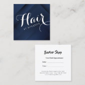Moderne Friseur-Termin-Karte Terminkarte (Vorne/Hinten)