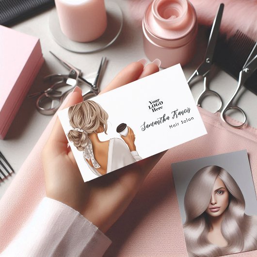 Moderne Friseursalons Visitenkarte