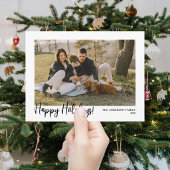 Moderne Frohe Feiertage Foto Weihnachten