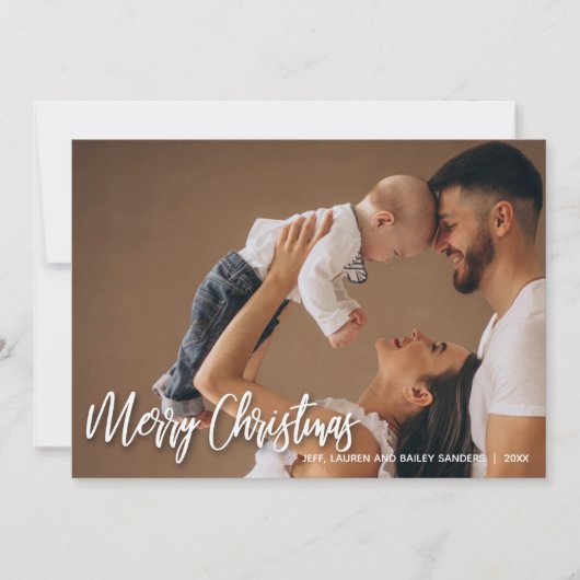 Moderne frohe Weihnachten (Vorderseite)