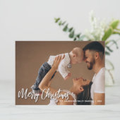 Moderne frohe Weihnachten (Stehend Vorderseite)