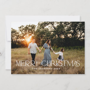 Moderne frohe Weihnachten