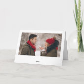 Moderne frohe Weihnachten 2 FOTO Gruß (Rückseite)