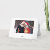 Moderne frohe Weihnachten 2 FOTO Gruß (Rückseite)