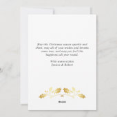 Moderne frohe Weihnachten 3 FOTO Gruß (Rückseite)