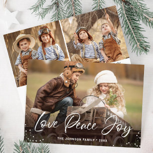 Moderne frohe Weihnachten 3 FOTO Gruß