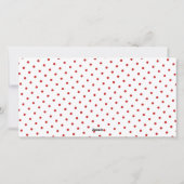 Moderne frohe Weihnachten 3 Foto kann Rot ändern (Rückseite)