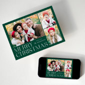 Moderne frohe Weihnachten 4 Foto Collage