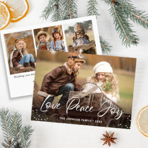 Moderne frohe Weihnachten 4 FOTO Gruß