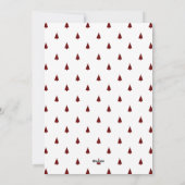 Moderne frohe Weihnachten Minimalistisch 5 Foto Ro (Rückseite)