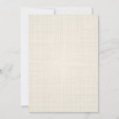 Moderne frohe Weihnachten mit Foto Arch Einladung (Rückseite)