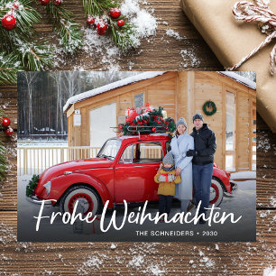 Moderne Frohe Weihnachten Natale Foto