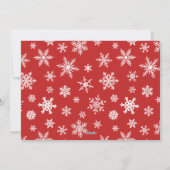 Moderne frohe Weihnachts-FOTO Gruß Feiertagskarte (Rückseite)