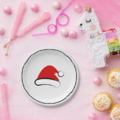 Moderne frohe Weihnachtsdruckplatte für die Weihna Pappteller (Party)