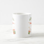 Moderne frohe Weihnachtskarte für den Kumpel mit f Kaffeetasse (Mittel)