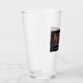 Moderne frohe Weihnachtsleopard Print Minimalistis Glas (Rechts)