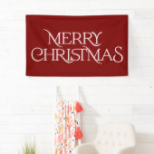 Moderne frohe Weihnachtsserbtypografie Banner (Insitu)