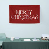 Moderne frohe Weihnachtsserbtypografie Banner (Messeveranstaltung)