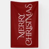 Moderne frohe Weihnachtsserbtypografie Banner (Vertikal)
