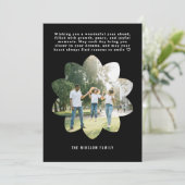 Moderne Frohes Neues Jahr Foto-Kollagenkarte | Ele Feiertagskarte (Stehend Vorderseite)