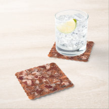 Moderne, fröhliche Stickerei mit Orangenschmetterl