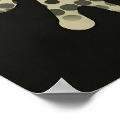 Moderne Froschkunst Grafik Pop Art Wand 1 Poster (Ecke)