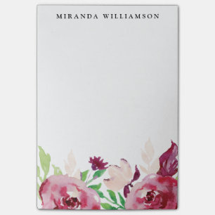 Moderne Frühlings-Blumen Post-it Klebezettel