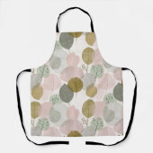 Moderne Frühlings-Botanik-All-Over-Print-Schürze Schürze (Vorderseite)